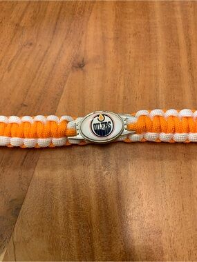NHL Edmonton Oilers Woven Bracelet